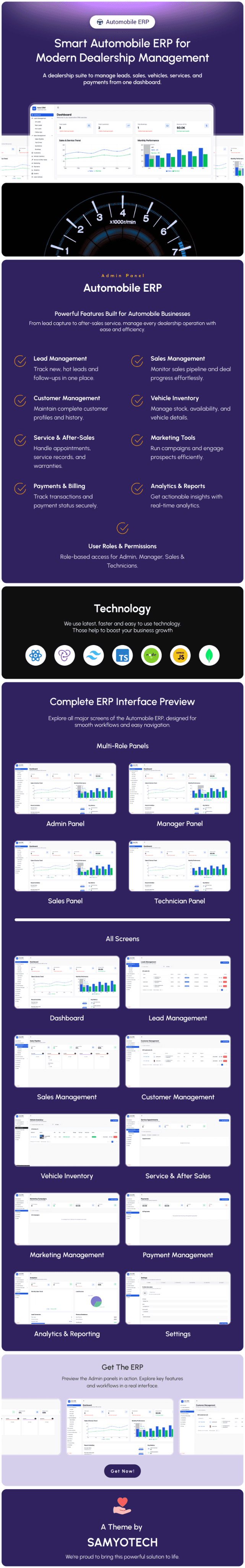 Automobile ERP | Automotive CRM | Dealership Management System