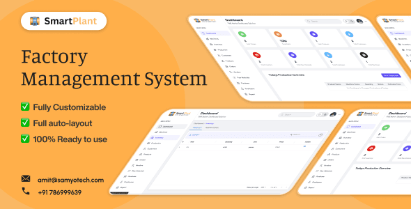 SmartPlant | Factory Management System