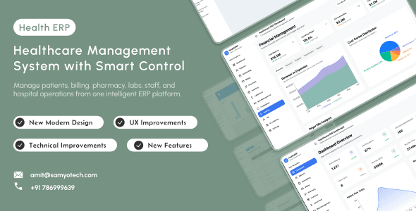HealthERP | Hospital Management System
