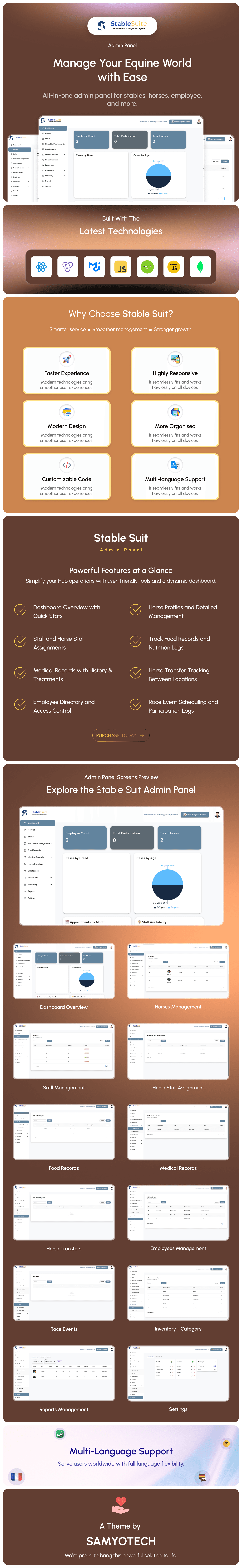 StableSuite | Horse Stable Management System