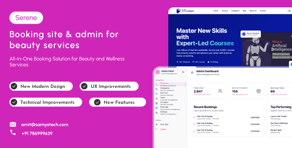 Serene Beauty | Wellness Booking Platform