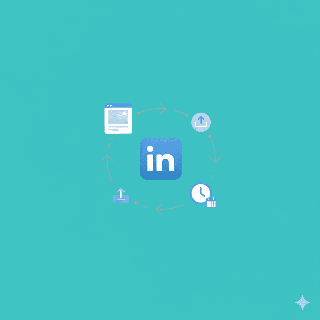 Linkedin Generate Caption & Post Whatsapp Integration