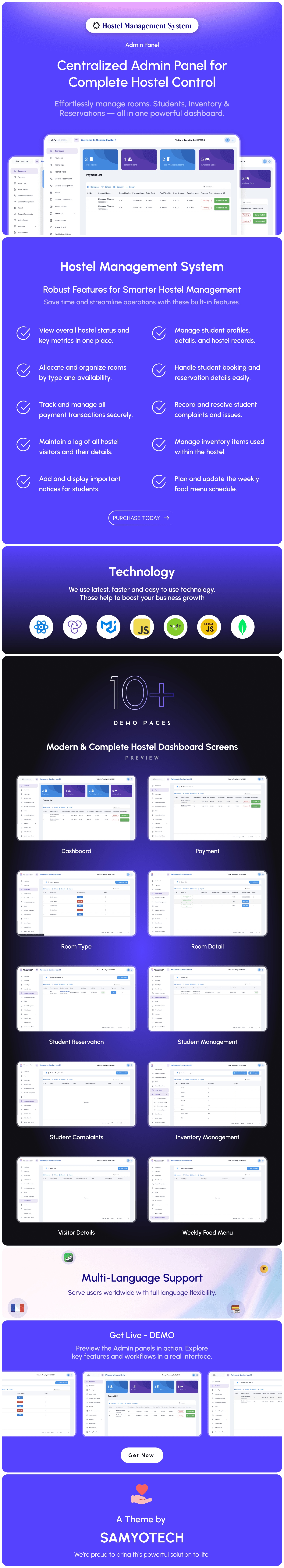 Hostel CRM | Comprehensive Hostel Management System