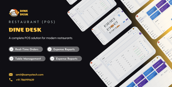 DineDesk POS | Smart Restaurant Billing & POS System
