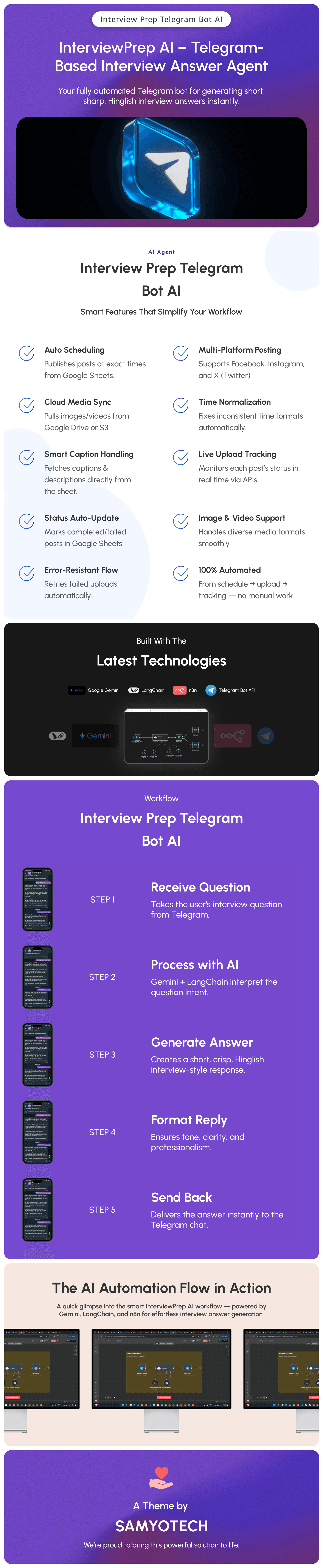 Interview Preparation Using Telegram Bot