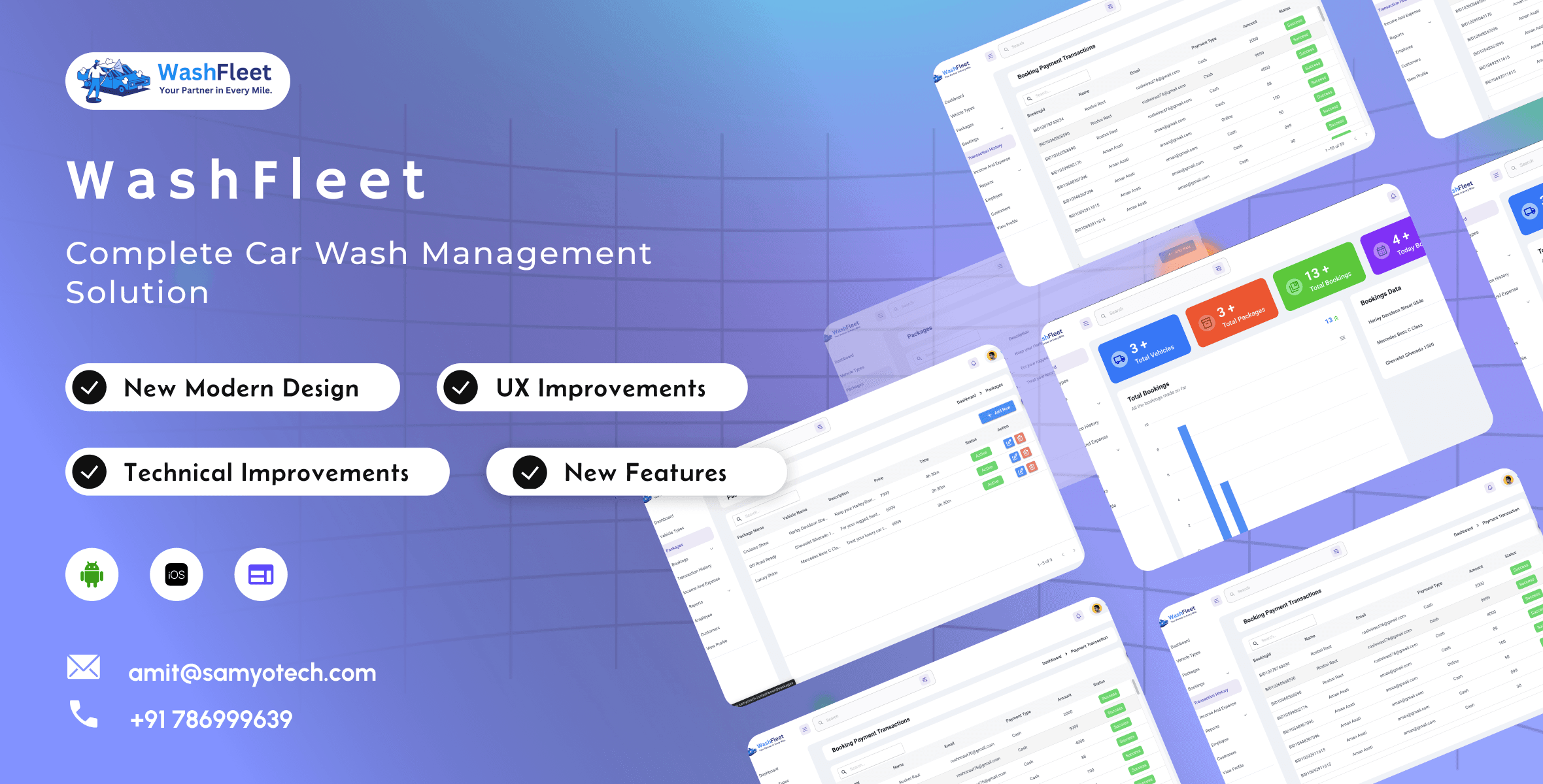 WashFleet | Vehicle Washing & Fleet Management System