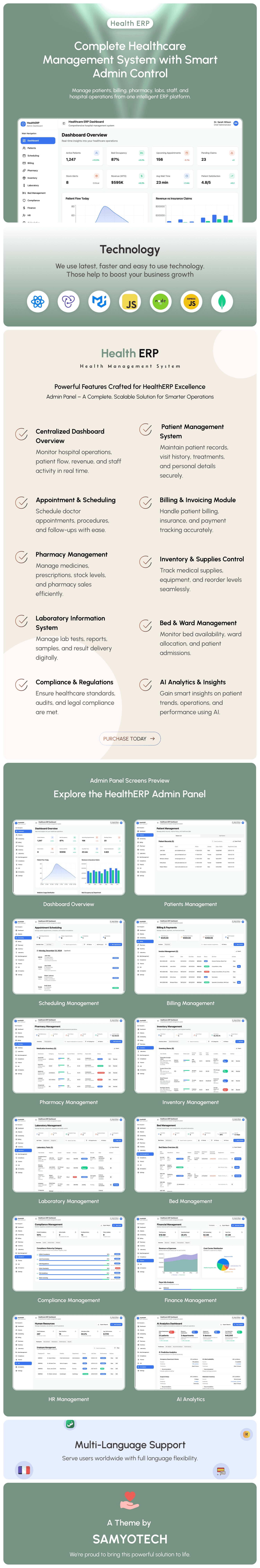 HealthERP | Hospital & Clinic Management System