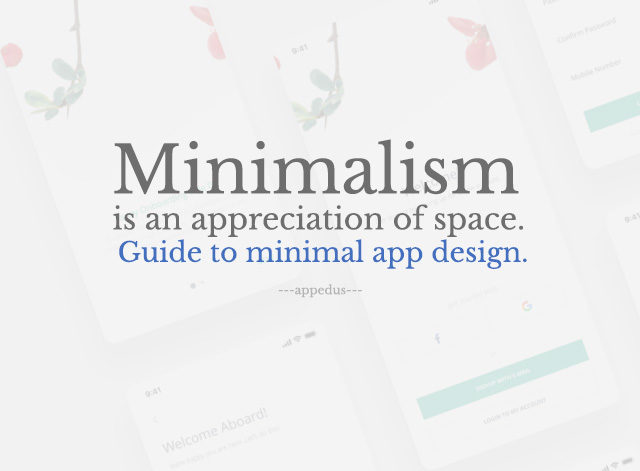 Guide to Minimal App Design